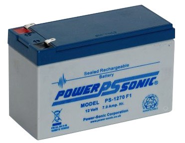 Batterie PowerSonic 7 Ah pour sondeur