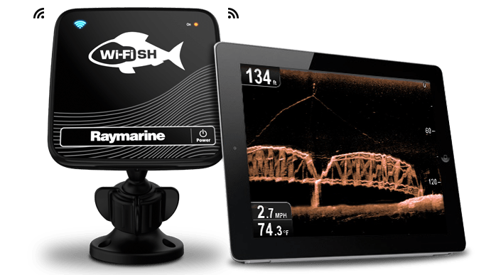 Raymarine Dragonfly PRO application WiFish